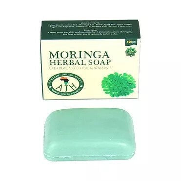 AIH Moringa Herbal Soap with Black Seed Oil & Vitamin E